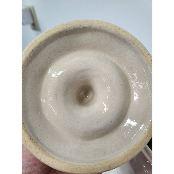 Vintage 1989 Roosevelt Pottery Large Goose Cookie Jar Farmhouse Country 12" - Picture 7 of 13